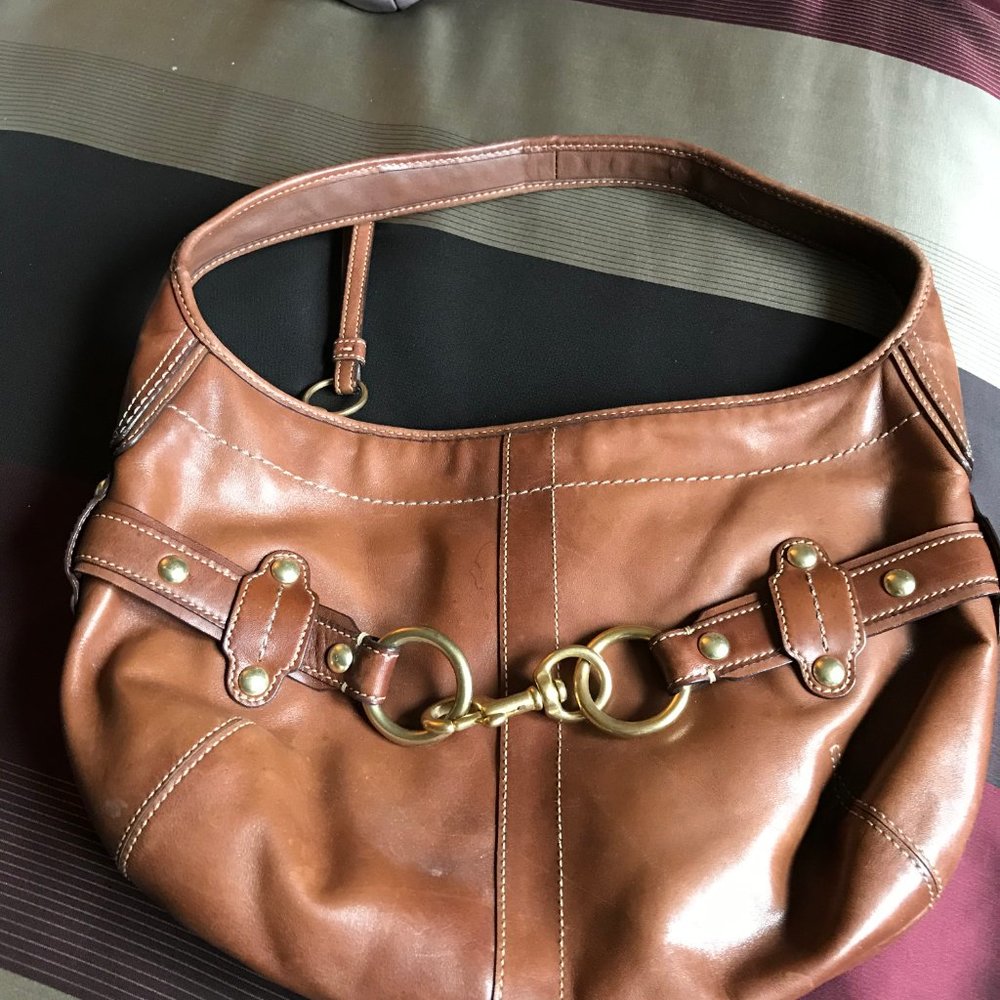 Coach leather bag